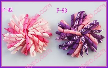 

free shipping 30pcs fashion 4" korker hair bows (SEW ones) korker hair clips boutique hair bowa girl hair clips accessories