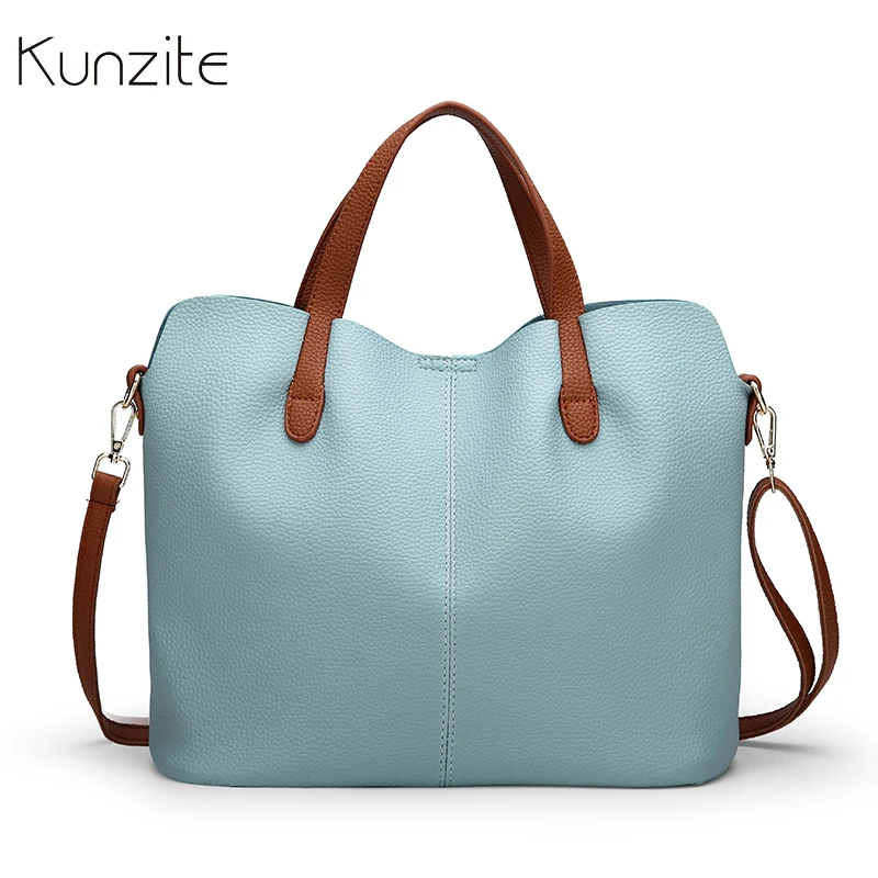 Kunzite Luxury Handbags Women Bags Designer Casual Tote Female Soft Pu Leather Crossbody Bags for Women Shoulder Bags Bolsos Sac