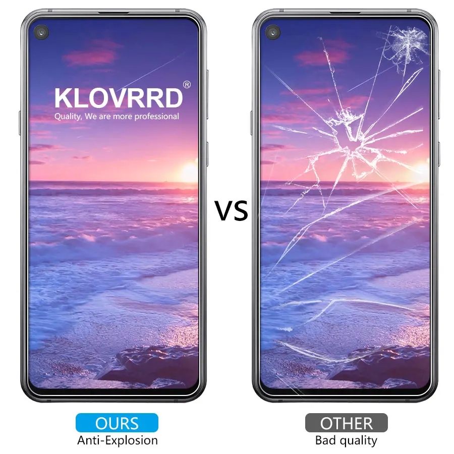 KLOVRRD 2 шт./лот 9h 5D закаленное Стекло для samsung Galaxy A8s 2018 Экран протектор Защитная