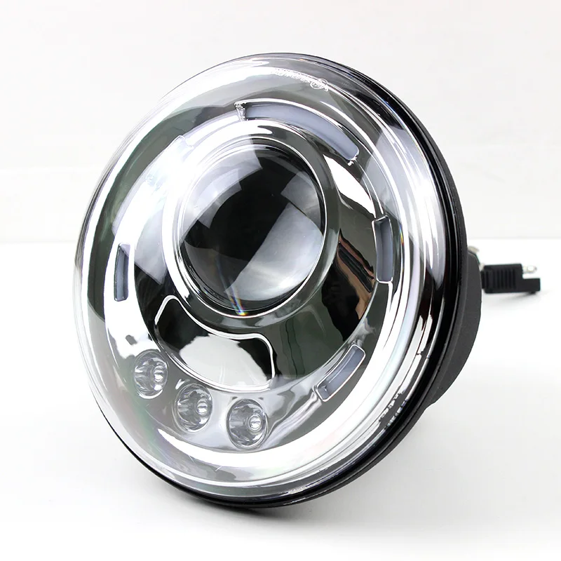FADUIES 7 Inch Round HLow Beam LED Headlight For Lada 4x4 urban Niva For Jeep Wngler Hummer Land rover defender (4)