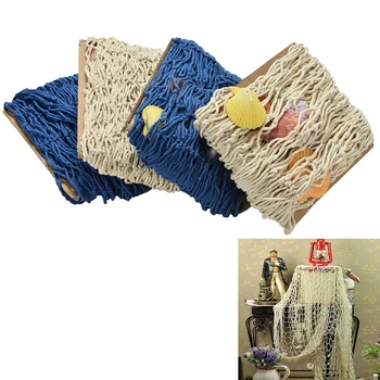

Fish Netting With Shell Tropical Summer Beach Scene Party Room Decorations Home Decoration