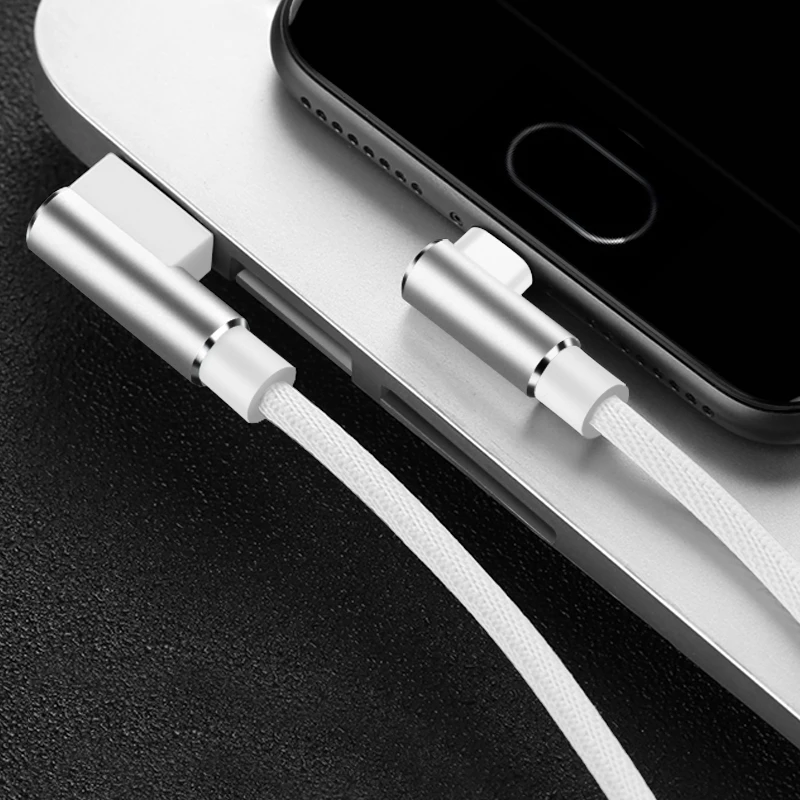1 м 2 м 3 м 90 локоть данные Micro USB Зарядное устройство кабель для android-устройств для samsung Galaxy S7 S6 S5 J7 J5 Xiaomi huawei быстрой зарядки длинный провод - Цвет: Белый