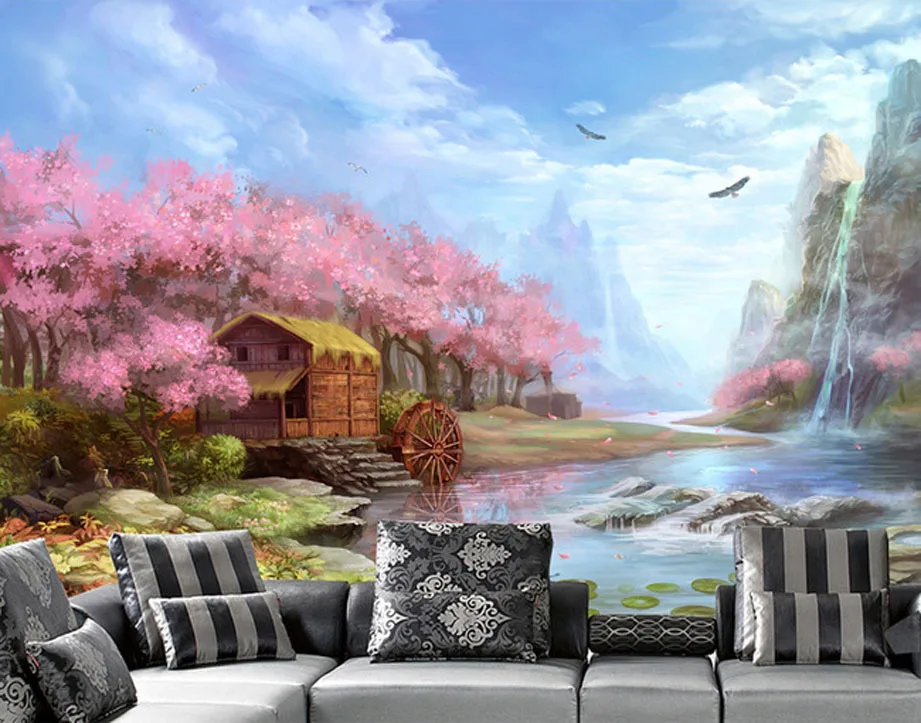 Fashion with a variety of indoor house painting scenery beautiful