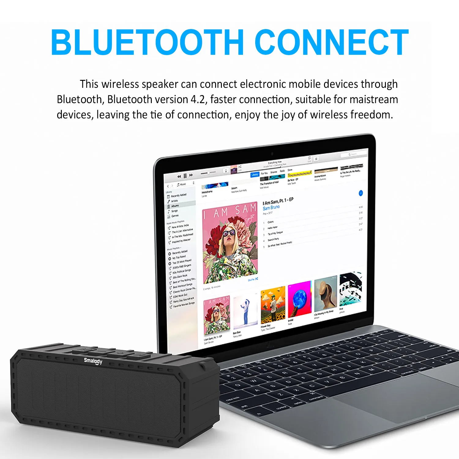 Портативный Bluetooth динамик Водонепроницаемый Спорт Беспроводная стерео Музыка динамик Водонепроницаемый Bluetooth с микрофоном стерео динамик s