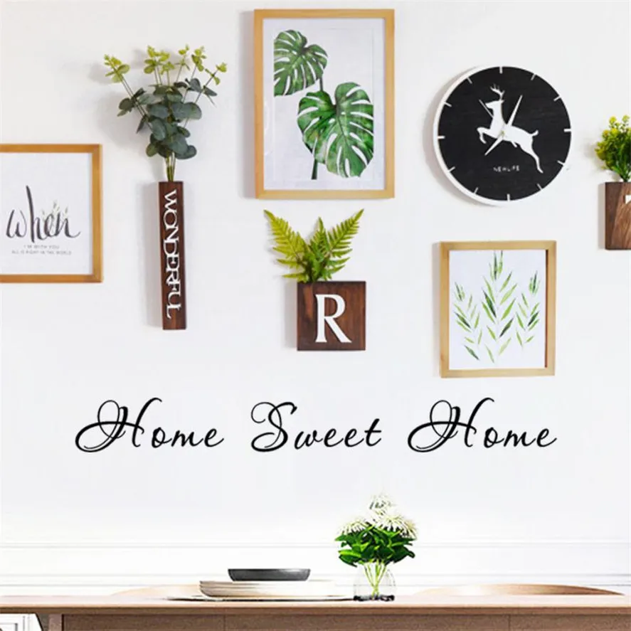 Buy New DIY Wall Stickers for living room 1Set 'Home