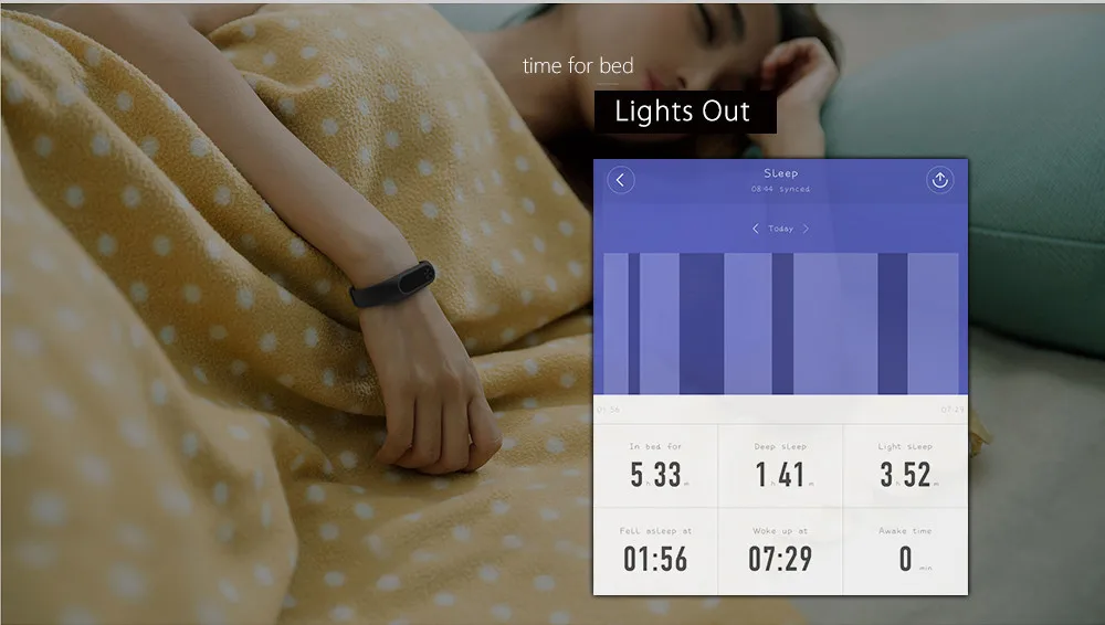 Original Xiaomi Mi Band 2 Smart Watch with Bluetooth 4.0