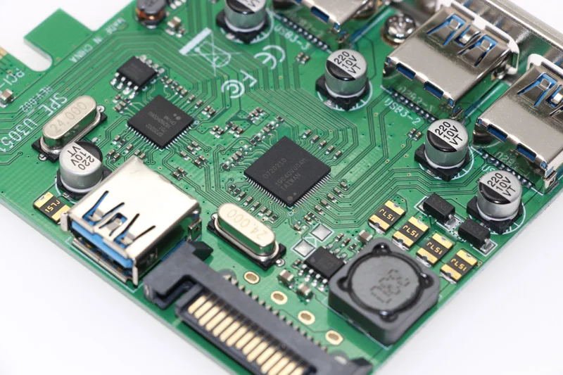 H1111Z добавить на карты 5 портов USB 3 0 PCI e Расширение PCIE адаптер E Express X1 контроллер