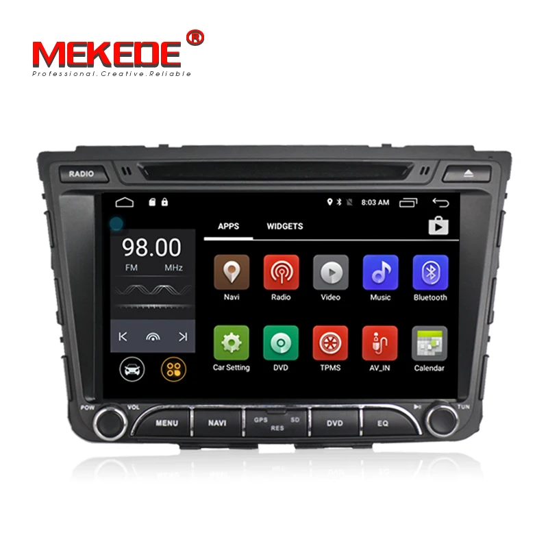 

Android7.1 MEKEDE M518 8inch 2din Car stereo head multimedia unit car GPS DVD player for HYUNDAI IX25 Creta 2014 2015 4G wifi BT