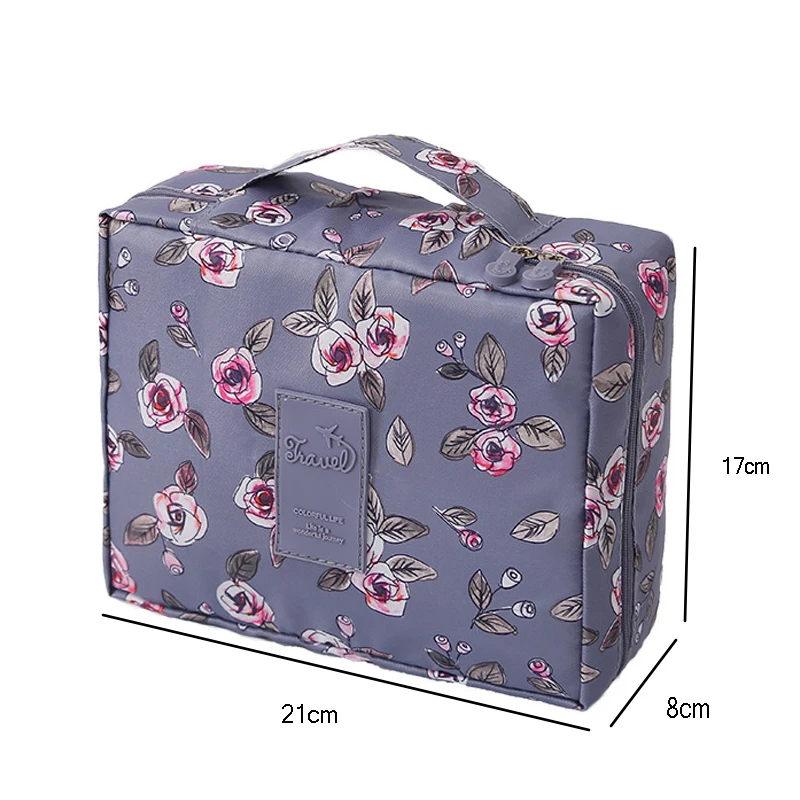 2019 جديد المرأة التجميل حقيبة النايلون حقيبة مستحضرات تجميل للماء المنظم حقيبة ماكياج محمولة السفر ضرورة الجمال حالة غسل الحقيبة