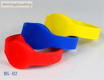 

BG-02 100PCS/LOT 125khz EM4100 TK4100 RFID Wristband Bracelet Read Only ID Card For Swimming Pool Sauna Room GYM