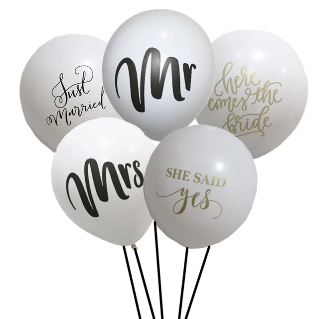 20pcs Mr Mrs Balloon Just Married She Said Yes Balloons 20pcs Mr Mrs Balloon Just Married She Said Yes Balloons Wedding Party Bachelorette Bridal