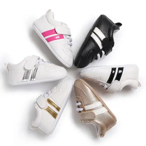

Pudcoco Casual Infant Toddler Baby Boy Girl Soft Sole Crib Shoes Anti-Slip Sneaker 0-18M