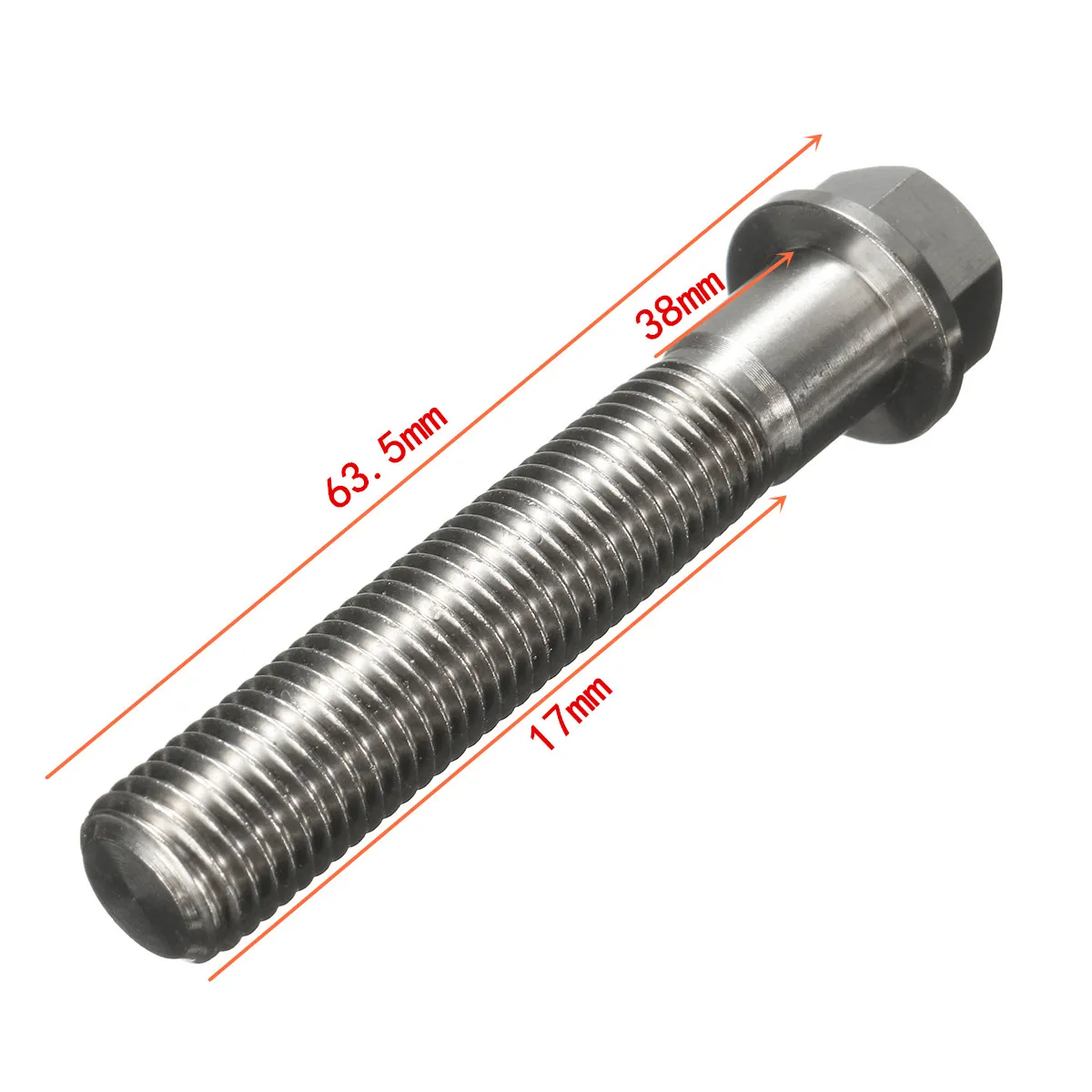 M10 x 1,25 мм Титан Ti болты с шестигранной головкой фланцевой болт 25 30 35, 40 50 55 70, 80, 90, 110 мм