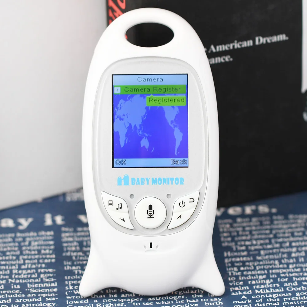 VB601 младенческой 2,4 ГГц цифровой видео монитор младенца с ночным видением музыки температуры дисплей младенца видеоняни безопасные инструменты