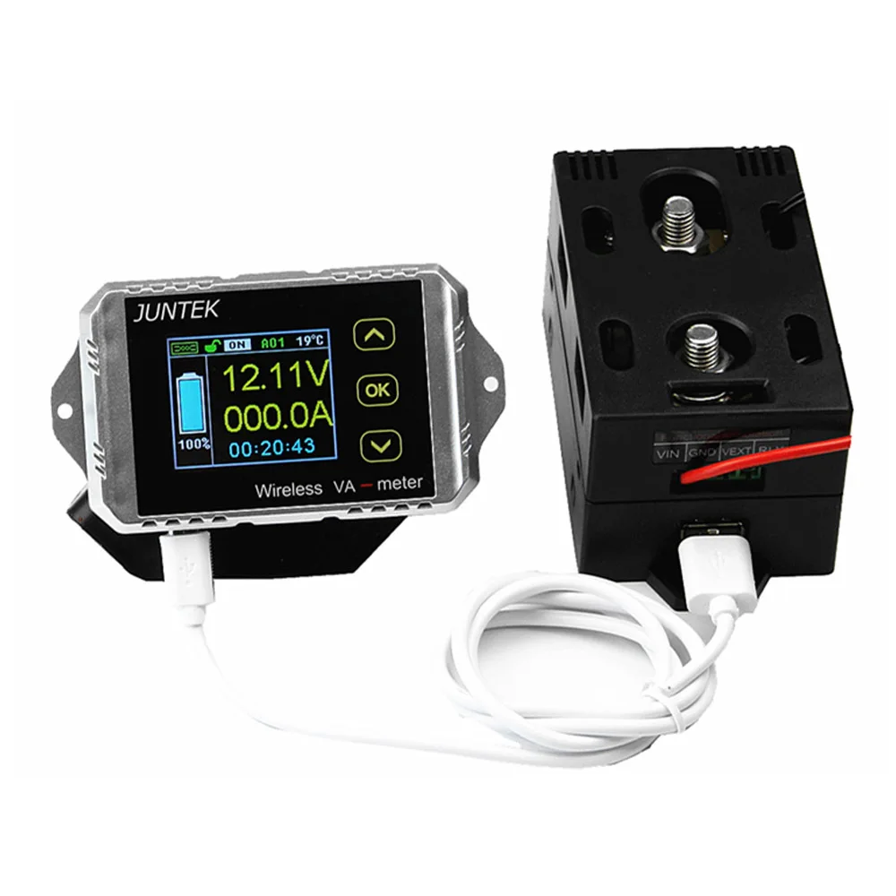 

100V 100A 200A 300A DC Voltage Meters Ammeter Power Meter Power Sheet Coulometer Electric Vehicle Battery Capacity Monitoring