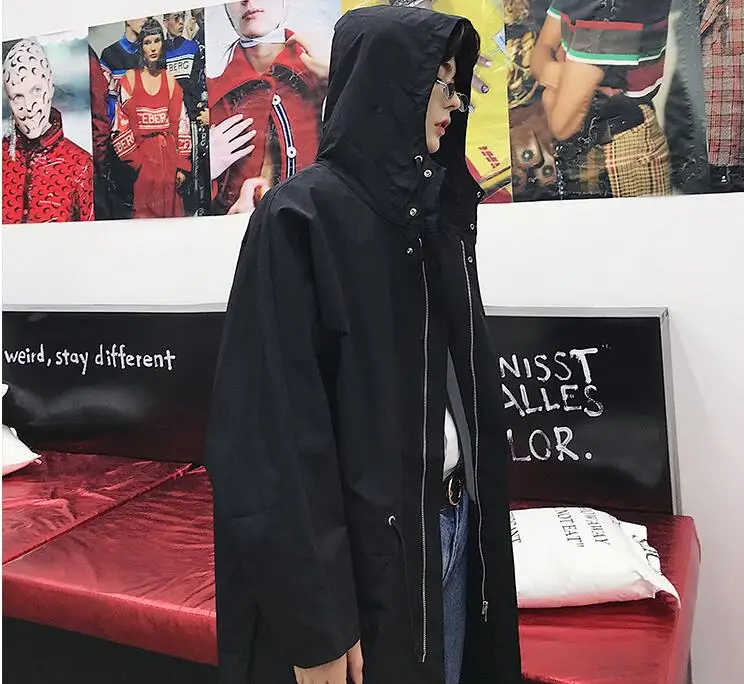 [M-XXL] стиль длинный, шик, корейская версия более-колено плащ для мужчин