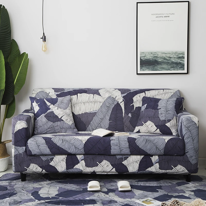 Slipcovers Sofa tight wrap all-inclusive slip-resistant sectional elastic full sofa Cover 1/2/3/4-Seater For Living Room