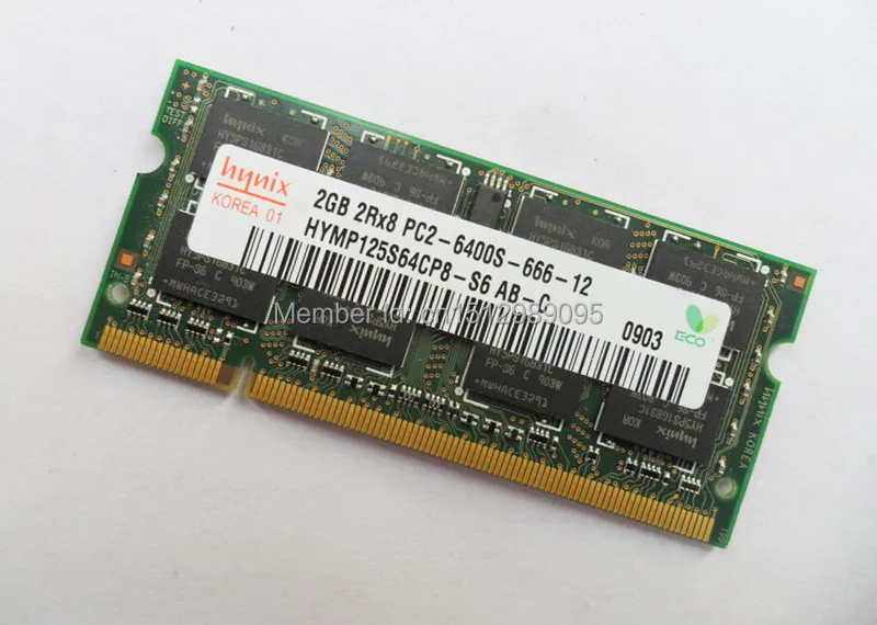 Для Hynix 2 ГБ 4 DDR2 800 PC2-6400 200PIN мГц SODIMM памяти ноутбука 200-контактный SO-DIMM оперативной