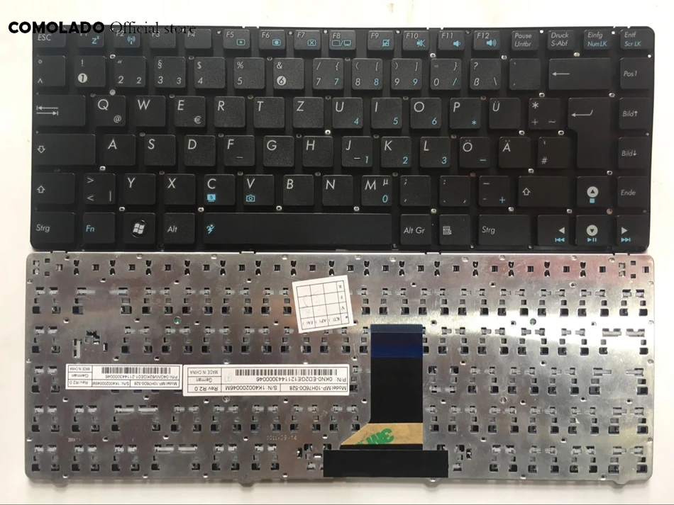 GR немецкая клавиатура для Asus U36 U36J U36JC U36R U36S U36SD U36SG U36SD-A1 черная макет | Компьютеры и