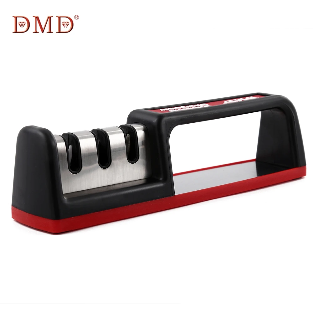 DMD 3 or 2 Stages Diamond Carbide Ceramic Kitchen Knife Sharpener