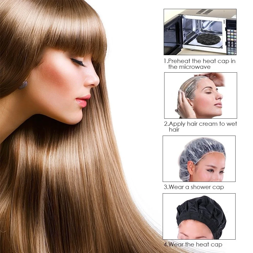 Akulu Sicak Soguk Terapi Sac Bonesi Termal Isi Sapka Sac Yagi Tedavisi Mikrodalga Sac Boyama Vapur Jel Kap Siyah Caps Foils Wraps Aliexpress