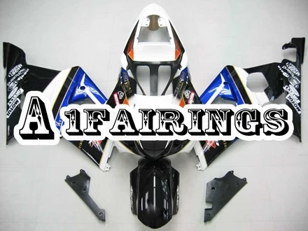МОТОЦИКЛ ABS Пластик полный комплект обтекателя Для Suzuki GSXR1000 2003 2004 GSXR-1000 03 04 система впрыска Кузов цвет синий, черный; большие размеры белые чехлы