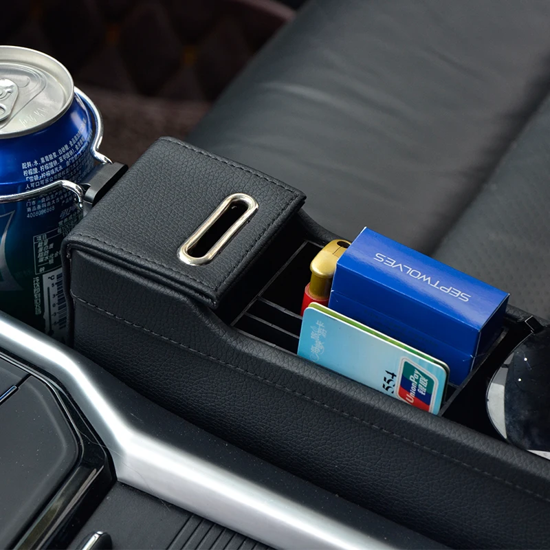 Боковой Карманный автомобильный органайзер для консоли наполнитель зазора на