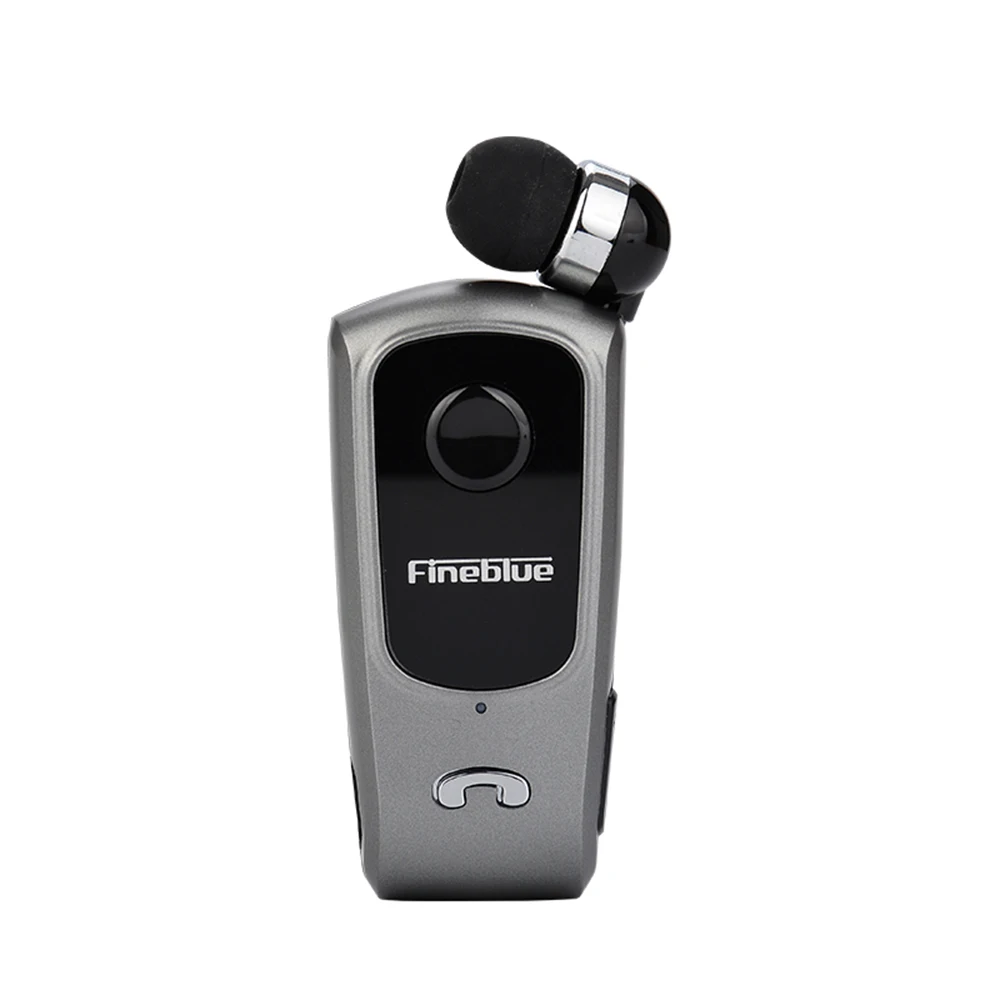 FineBlue F920 Bluetooth наушники бизнес воротник клип Телескопический Тип гарнитура беспроводные звонки напоминают вибрацию вкладыши Vs F980 - Цвет: Темно-серый