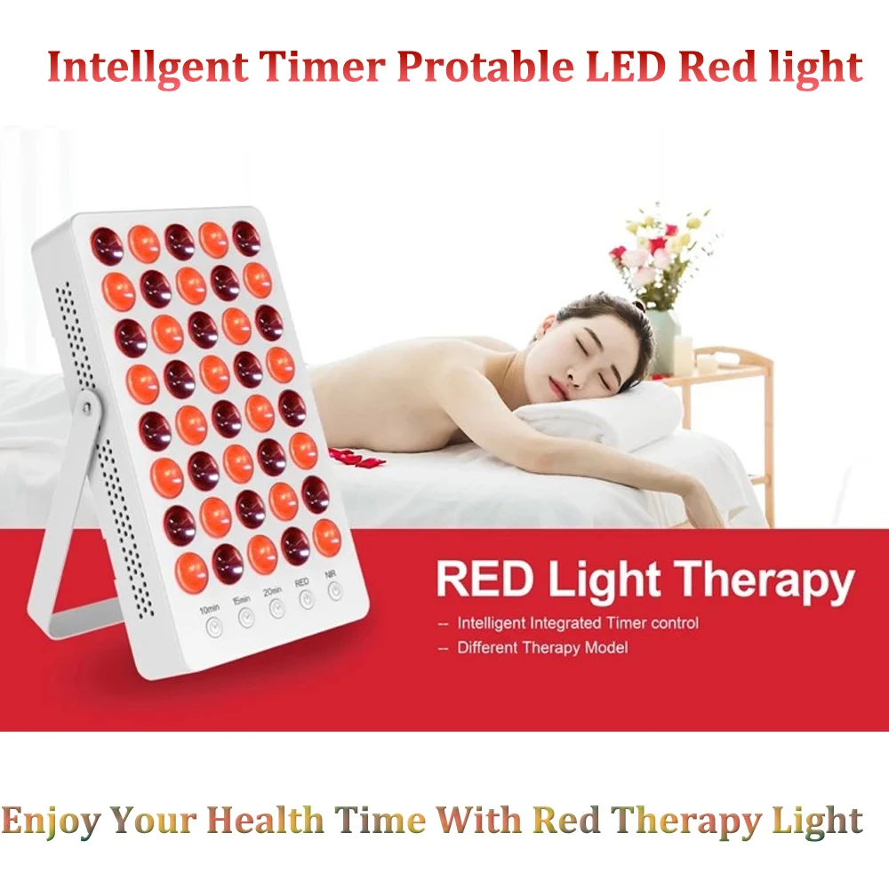 

mini 200W Led Therapy Light 660nm 850nm Red Light Therapy Machine Facial Light Therapy Skin Rejuvenation Device Spa Remover