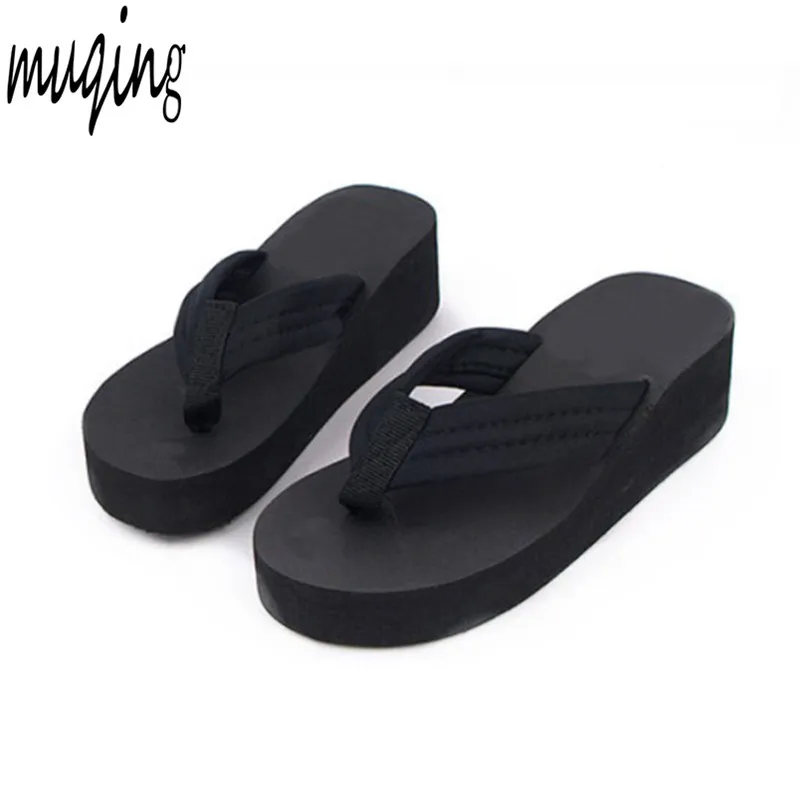 Fashion Clip Toes Flip Flops Womens Wedge Sandals Summer Sandals Casual ...