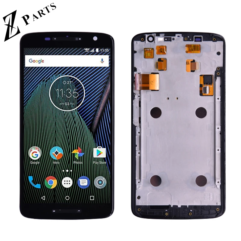 Для Motorola MOTO X play x3 xt1561 XT1562 XT1563 ЖК-дисплей с кодирующий преобразователь сенсорного экрана в сборе с рамкой