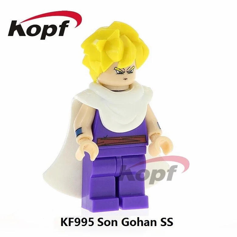 20 шт. KF2021 строительные блоки Z фигурки Dragon Ball Tien Shin Han Majin Buu Vegeta строительные блоки кирпичики для детей игрушки подарок