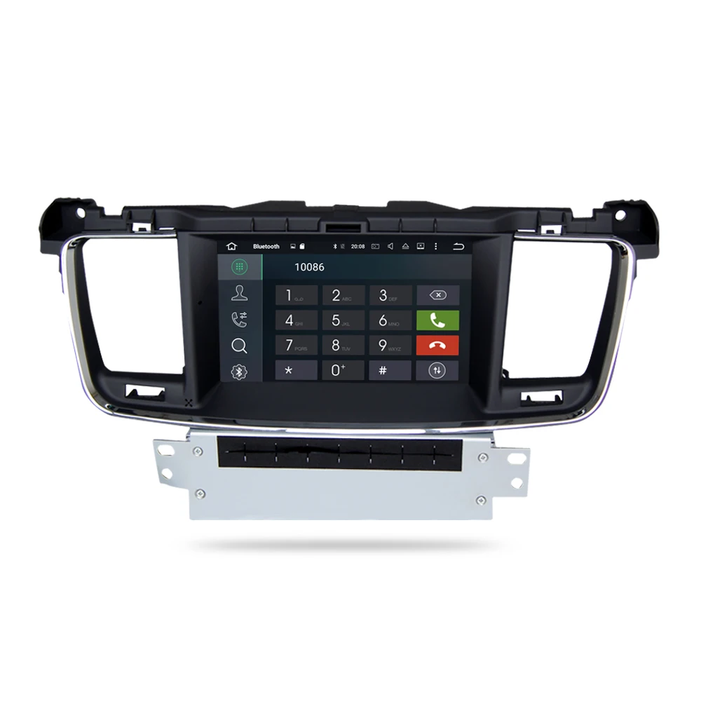 Cheap Android 9.0 Car DVD Player GPS Glonass Navigation for Peugeot 508 2011 2012 2013 2014 3G Bluetooth Radio RDS Audio Video Stereo 1