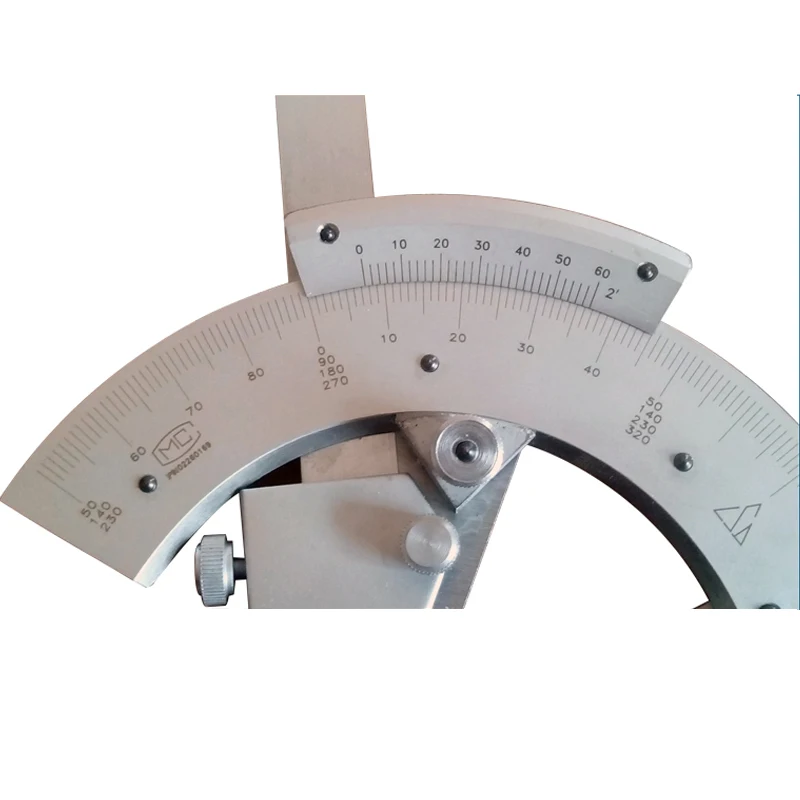 0-320 нержавеющая стальной транспортир Высокая точность Гониометр угловой штангенциркуль Калибр Finder измерительные весы инструмент