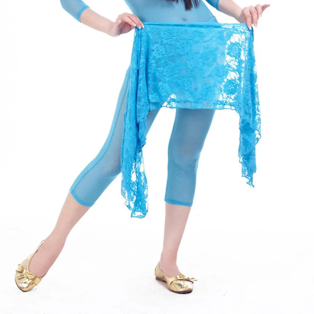 Turquoise Новые кружевные юбки, одежда для танца живота, 1 шт., аксессуары для танца живота, аксессуары для бедер, полотенце, цепочка на талию, для танца живота, для занятий хип-шарфом - Цвет: Turquoise