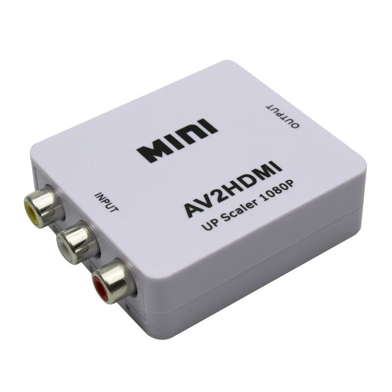 Мини-конвертер видео из AV в HDMI устройство AV CVBS 3RCA к конвертер HDMI 1080 P видео AV2 HDMI конвертер для HDTV для PS3/PS4 DVD ПК