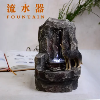 

Special offer rockery fountain waterscape decoration decoration Feng Shui water Home Furnishing round ornaments desktop small la