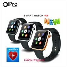 New Smartwatch A9 Bluetooth Smart uhr mit Herzfrequenz für iPhone & Samsung Android Phone smartphone uhr reloj inteligente