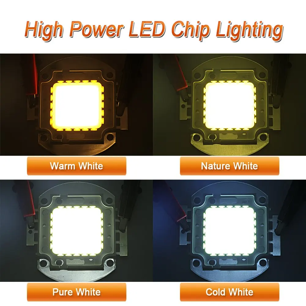 Высокая мощность светодиодный чип 20 Вт теплый белый свет 3000 К-3500 К лампы 20 Вт бусины DIY прожекторы прожектор COB Встроенная лампа ST437