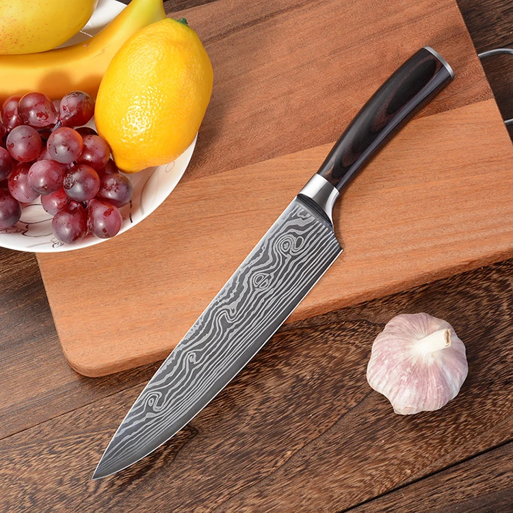 Timhome-8inch-Kitchen-Knife-Japanese-7CR17mov-stainless(2)