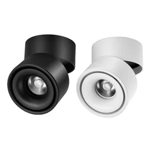 Modern LED Ceiling Lights 5W 7W 10W 12W Surface Track Mounted LED Ceiling Lamps Spot Light 360 Degree Rotation Cloth Down Lights