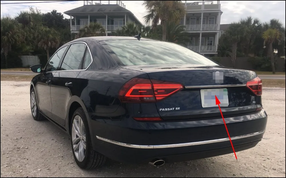 AUTONET резервная камера заднего вида для VW Volkswagen Passat B8 SE~ HD/CCD Ночное видение/номерной знак камера