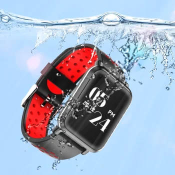 

Bluetooth 4.0 Smart Watch Sports Watch IP68 Swimming Waterproof Heart Rate Monitor Blood Pressure Message Call Reminder PK GV68