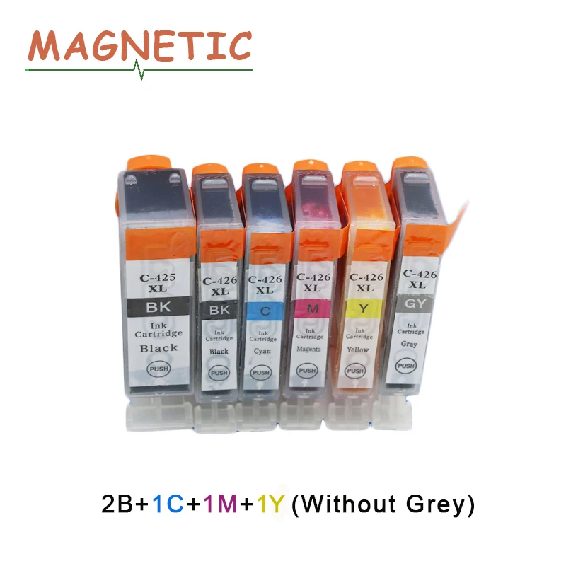 5x for canon pgi425 Compatible ink cartridge For CANON PIXMA IP4840 IP4940 IX6540 MG5140 5240 
