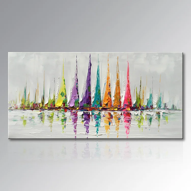 

ART unFramed 100% hand-painted chinese modern abstract painting on canvas
