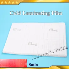 50 листов A4(210x297 мм) матовая атласная ПВХ холодная ламинирующая пленка для защиты фото для холодного ламинатора