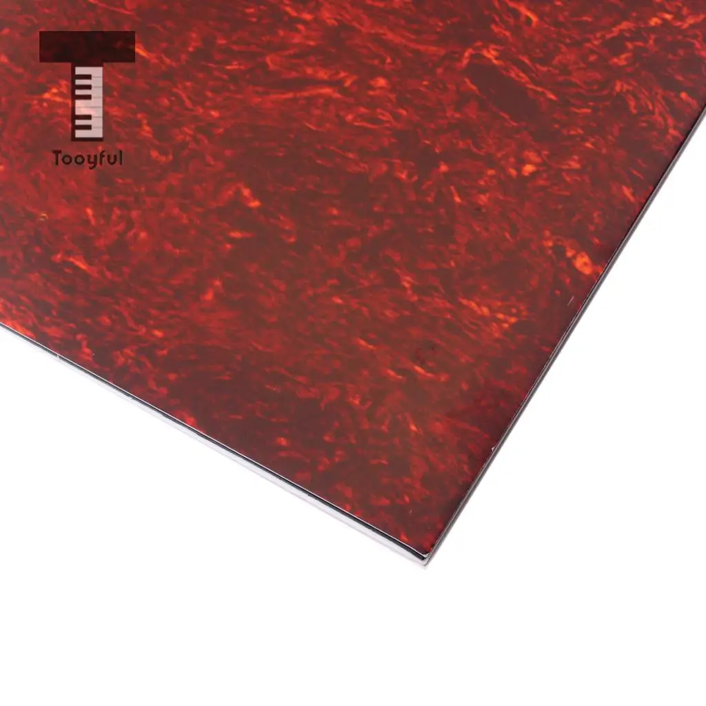 Tooyful Finest PVC 3 Ply Guitar Bass Pickguard Blank Material Scratch Plate Sheet Guitar Protector Decoration