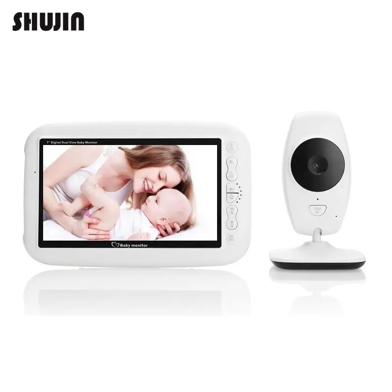 

Shujin 7.0 inch Baby Phone Camera evening 4 Lullabies Temperature Monitor 2 Way Audio Talk Baby Sleep Monior or