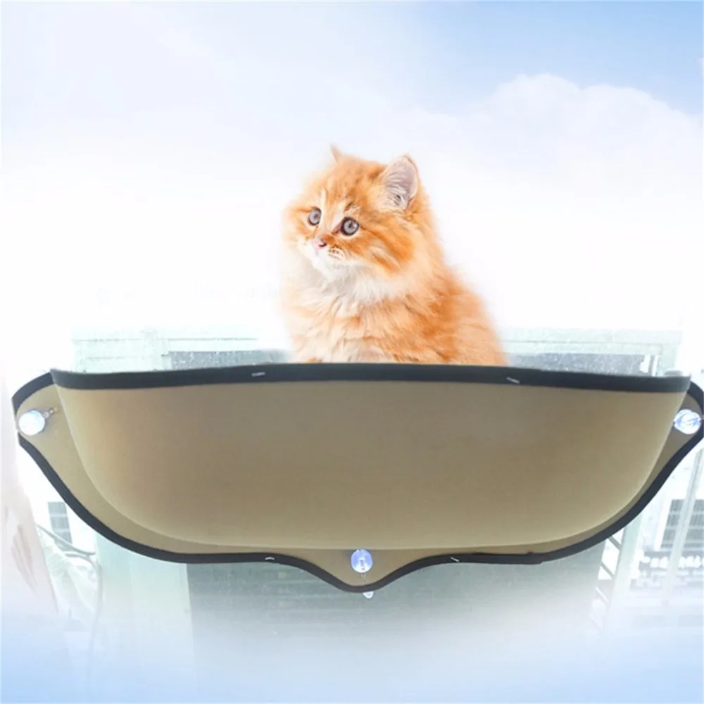 

Durable Removable Cat Window Hammock Bed Suction Cup Sucker Type Sunbathing Lounger Sofa Cushion Hanging Shelf