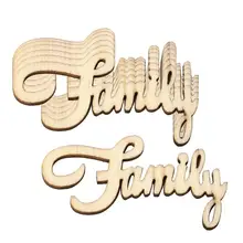 15 шт. деревянное украшение семейная английская надпись реквизит свадебный деревянный кусок Подвесной деревянный кусок для дня рождения украшение дома A3